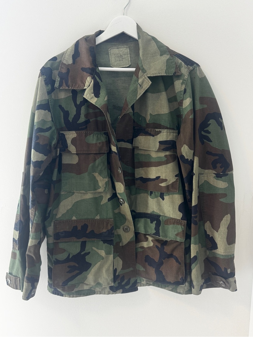 Vintage camouflage jacket